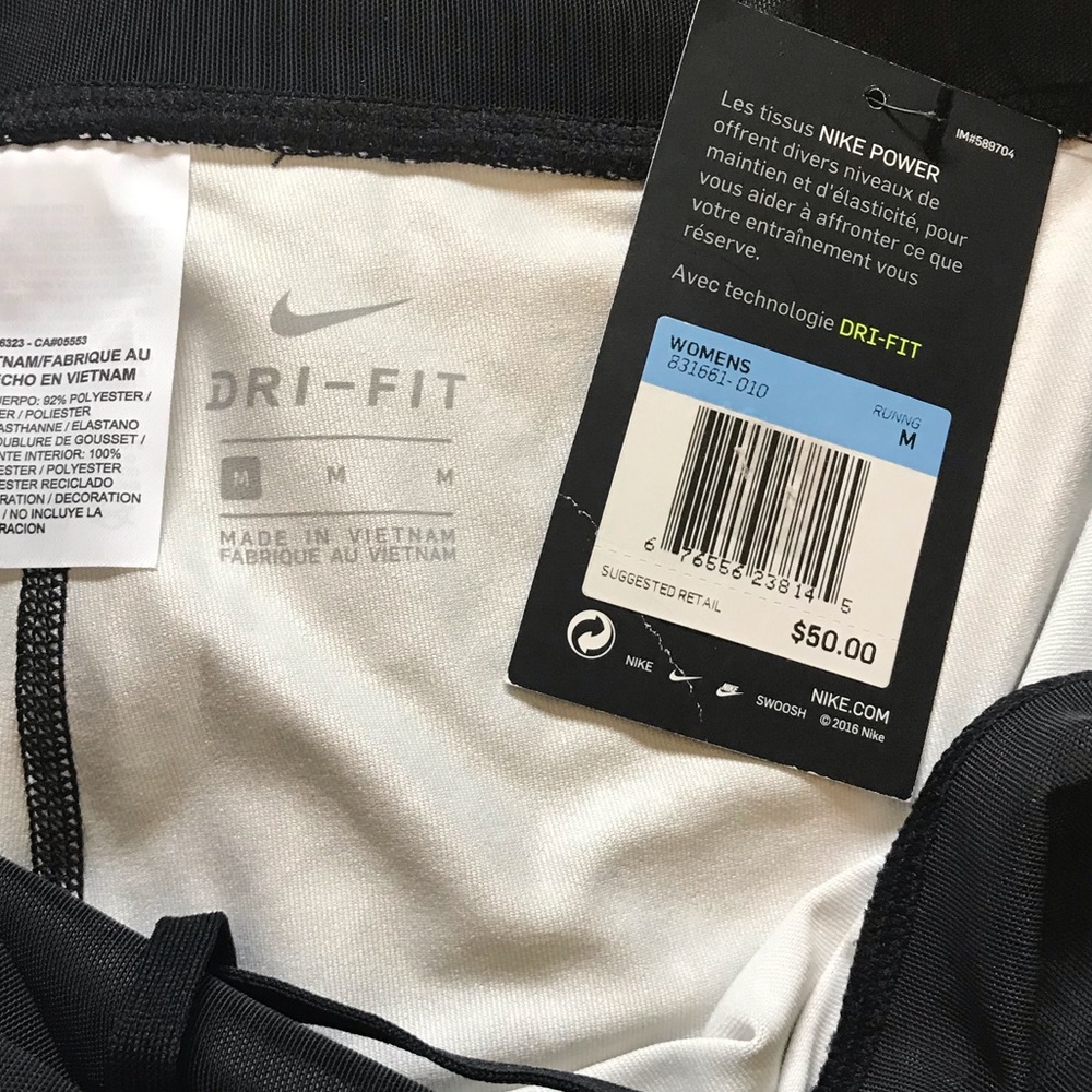 NWT Nike Dri-Fit crop running pants - Picture 4 of 6
